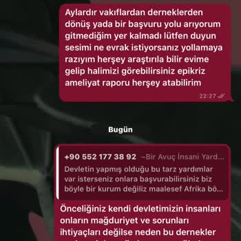 Yardım Derneklerinden Türkiye Vatandaşlarına Destek Alamama Sorunu