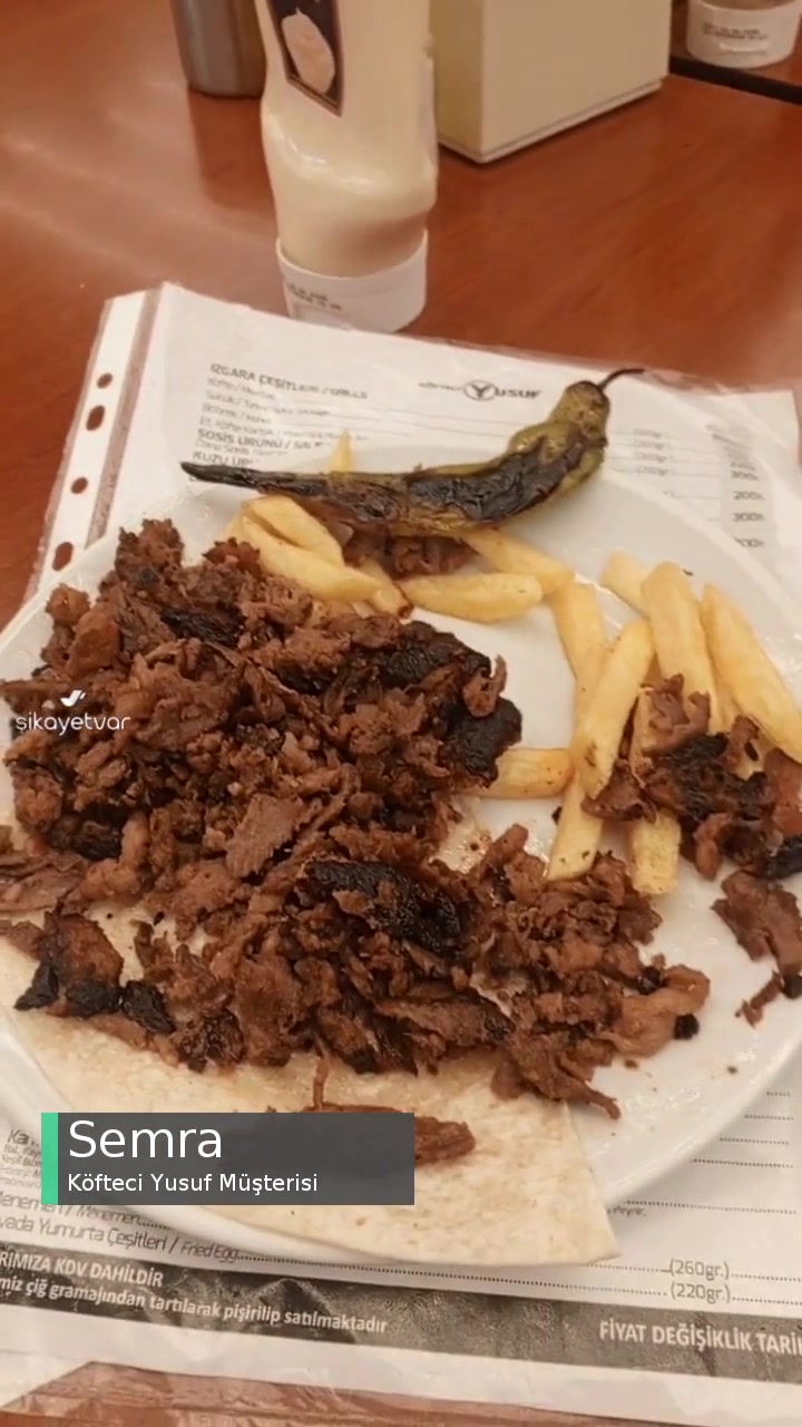 Köfteci Yusuf Et Döner Kıyma Döner Olmuş! videonun kapak resmi