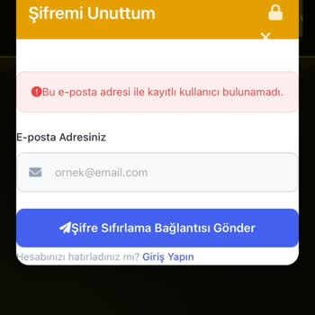 Çekim Sonrası Üyelik Silindi, Hesabıma Erişim Engellendi