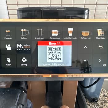 Philips 5400 Makinemde Error 11 Ve Servis Sorunu