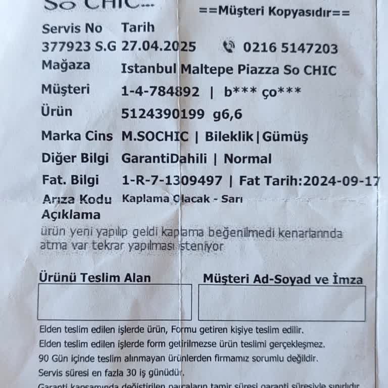 Bileklik Onarımı Sürecinde Uzayan Bekleme Ve İletişim Sorunu