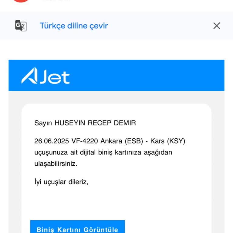Check-in Ve Kapı Kurallarına Uymama Nedeniyle Uçağa Alınmama Mağduriyeti