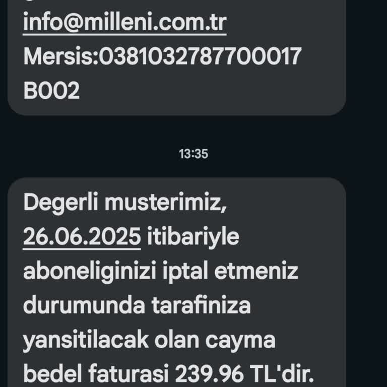 Millenicom'da Sürekli Bağlantı Sorunu Ve Yetersiz Müşteri Hizmeti