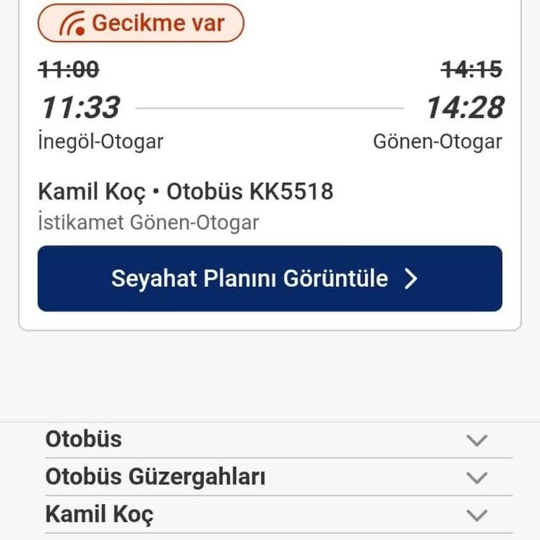 Kamil Koç 26 Haziran Seferinde Gecikme Ve Hizmet Eksikliğiyle Mağduriyet