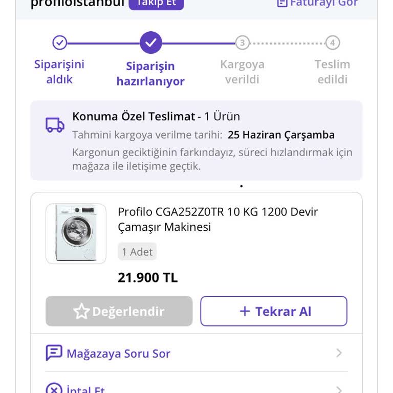 Sipariş Verdiğim Ürün Yerine Farklı Ürün Göndermek İstediler