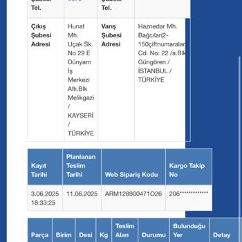 Kayıp Kargo Ve İlgisiz Müşteri Hizmeti Nedeniyle Mağduriyet Yaşıyorum