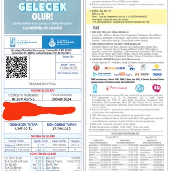 Su Faturasında Yanlış Okuma Nedeniyle Yüksek Tutar Mağduriyeti