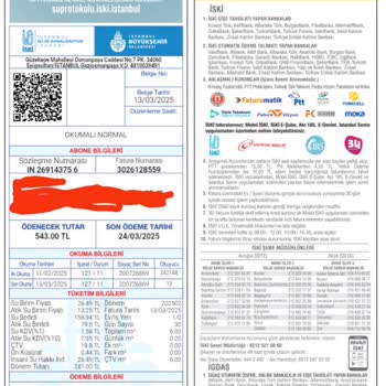 Su Faturasında Yanlış Okuma Nedeniyle Yüksek Tutar Mağduriyeti