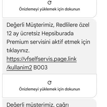 Kampanya Hediyeleri Tanımlanmadı Eski Tarifeme Dönmek İstiyorum