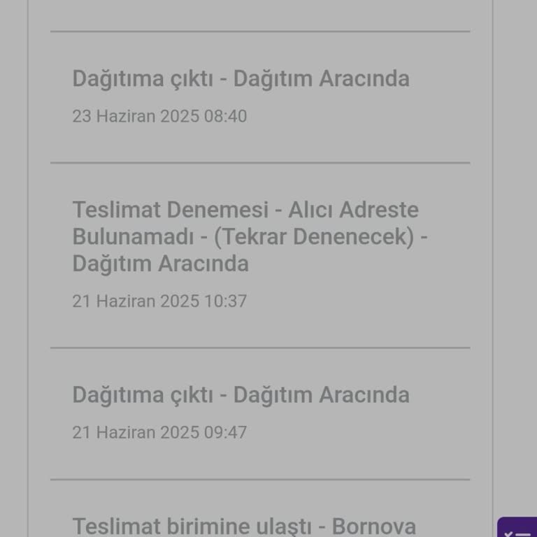 Kargom Sınav Günü Teslim Edilemedi Ve Tekrar Ulaşamadım