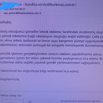 Tencere Setinde Cam Patlaması Ve Lekelenme Sorunu
