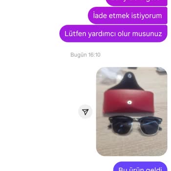 Yanlış Gönderilen Gözlük Ve İade Taleplerime Cevap Verilmiyor