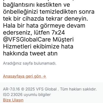 VFS Global Sistem Hatası Mağduriyet Yaratıyor