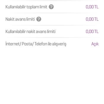 Kredi Kartı Borcumu Ödedim Fakat Limit Kısıtım Kaldırılmadı