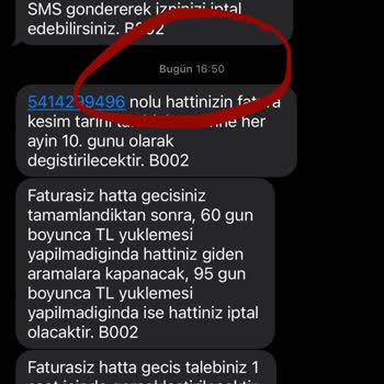 Faturasız Hatta Geçişte Yaşanan Gecikme Ve Mağduriyet