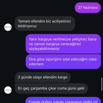 Düğün Öncesi Elbise Siparişimde Gecikme Ve Yetersiz İletişim Deneyimi