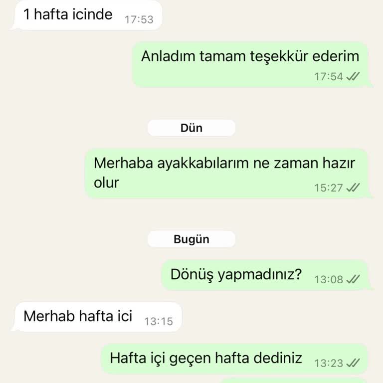 Ayakkabılarım Teslim Edilmiyor, Firma İlgisiz Davranıyor