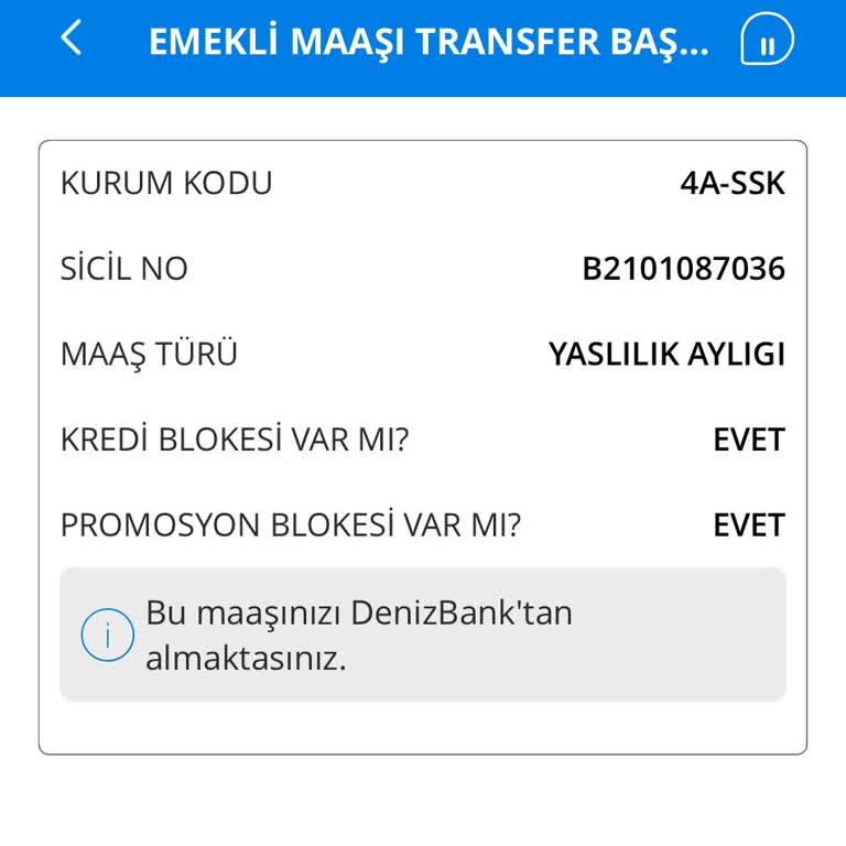 Emekli Maaşıma Haksız Kredi Blokesi Konulması
