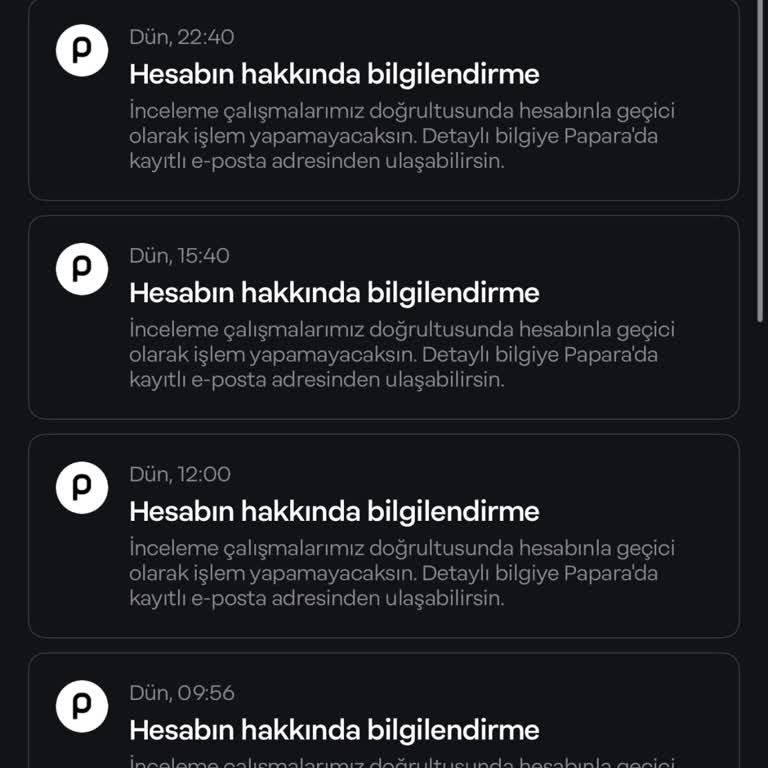 Papara Hesabım İncelemede Olduğu İçin Sigorta İade Paramı Alamıyor, Mağdur Ediliyorum