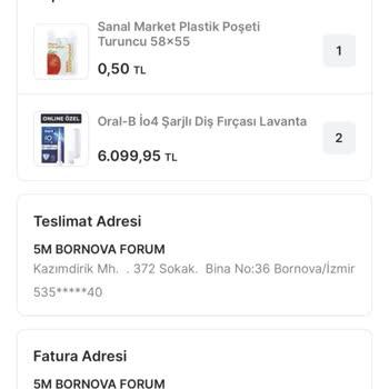 Migros Sanal Markette Stokta Görünen Ürünüm Kampanya Fırsatıyla Teslim Edilmedi