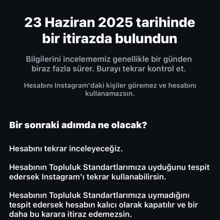 Askıya Alınan Instagram Hesaplarıma Destek Ekibinden Yanıt Alamıyorum