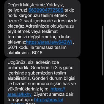 Sipariş Teslim Edilmedi, Kargo Ve Mağaza Arasında Kaldım