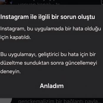 Instagram DM Üzerinden Fotoğraf Gönderememe ve Uygulama Çökme Sorunu