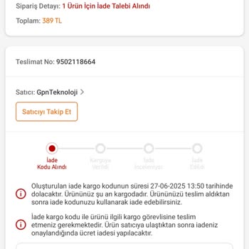 Trendyoldan Aldığım Ürün Kayboldu Paramı Geri Alamıyorum