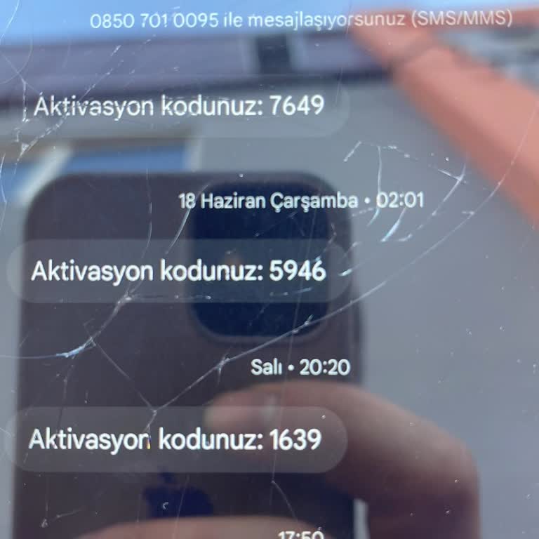 Bilinmeyen Numara Üzerinden Gelen Doğrulama Kodları Ve Sorumluluk Reddi