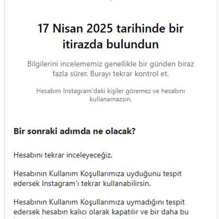 Kurumsal Instagram Hesabımız Haksız Yere 3 Aydır Askıda: Acil Destek Bekliyoruz