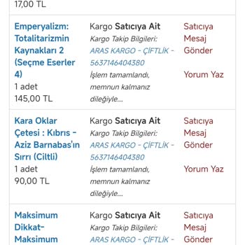 Nadir Kitap'ta Sipariş Sorunları ve Fiyat Artışı Mağduriyeti