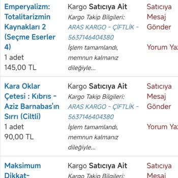 Nadir Kitap'ta Sipariş Sorunları ve Fiyat Artışı Mağduriyeti