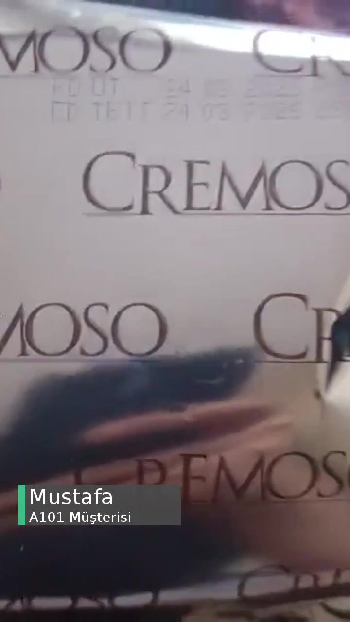 A101 Cremoso Markalı Yaş Pasta videonun kapak resmi