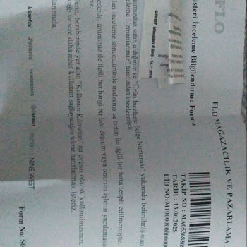 FLO'dan Alınan Ayakkabı Annemin Ayağını Vurdu, İnceleme Sonucu Mağduriyetim Giderilmedi