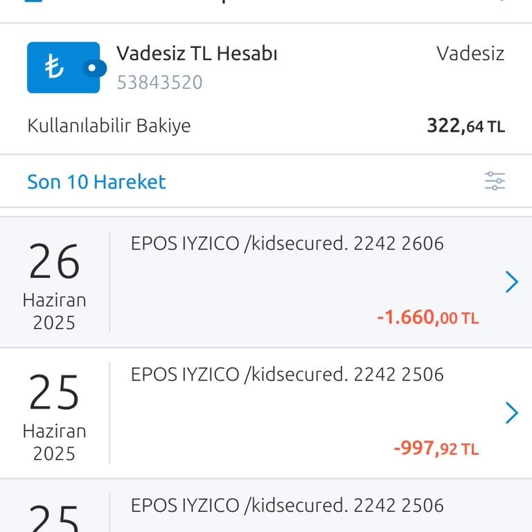 Haberim Olmadan Yüksek Tutarlar Çekildi, İade Talep Ediyorum