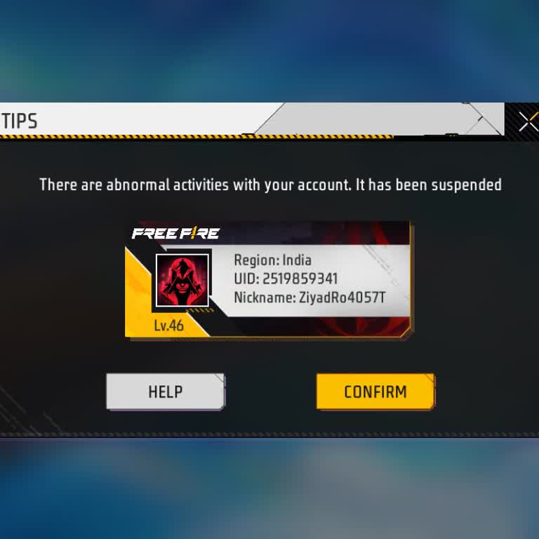 Please Reopen My Free Fire ID