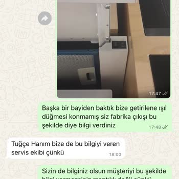 Beko Aspiratörde Işık Düğmesi Eksik Ve Servis Çözüm Sunmuyor