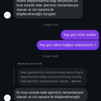 Ürün İadesi Yapılmadı Müşteri Hizmetleri İlgisiz Kaldı