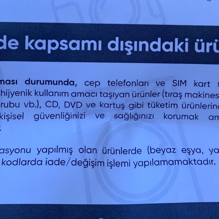 Teknosa'da İade Sürecinde Yaşanan Sorun Ve Müşteri Memnuniyetsizliği