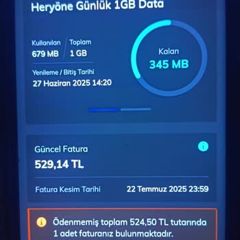 Taahhütlü Tarifede Beklenmeyen Yüksek Fatura Şoku