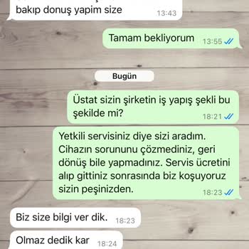 Yetkili Servisin Ana Kartı Teslim Etmemesi Ve İletişimsizlik