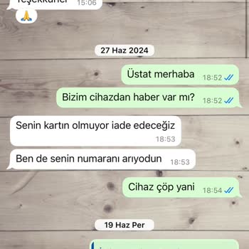 Yetkili Servisin Ana Kartı Teslim Etmemesi Ve İletişimsizlik