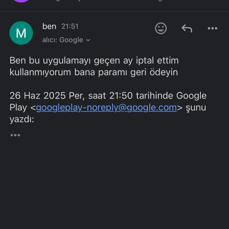 Kullanmadığım Ayın Ücreti Kesildi, İade İstiyorum!