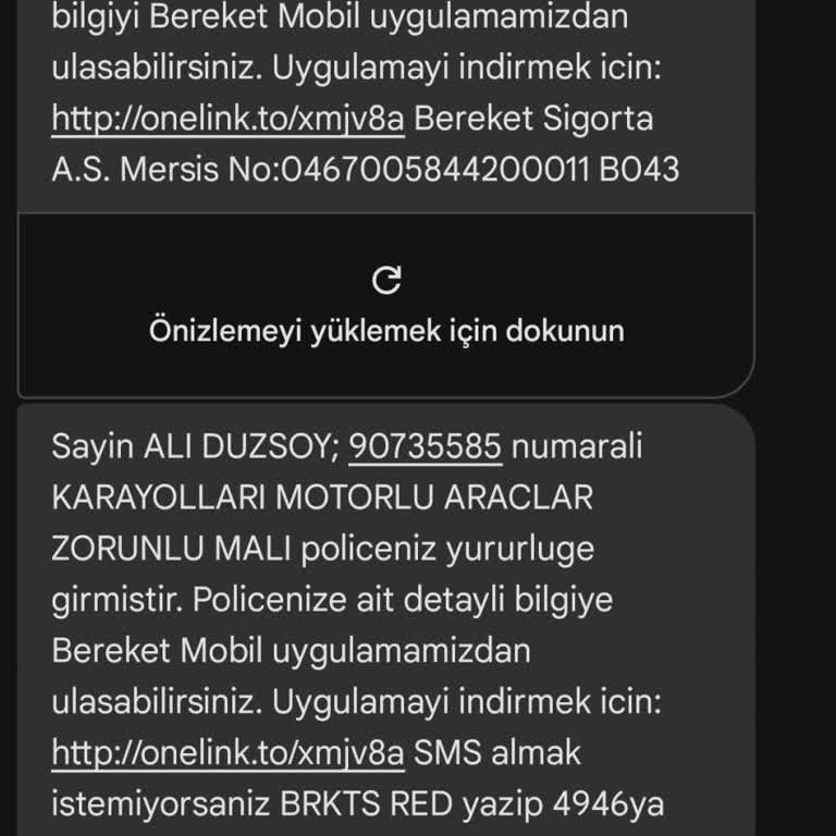 Başkasına Ait Poliçe Bilgilerim Yanlışlıkla Gönderildi