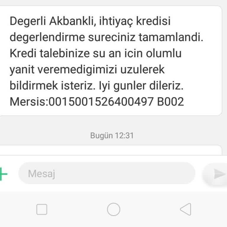 Sebepsiz Kredi Reddi Ve Bilgi Eksikliği Mağduriyeti