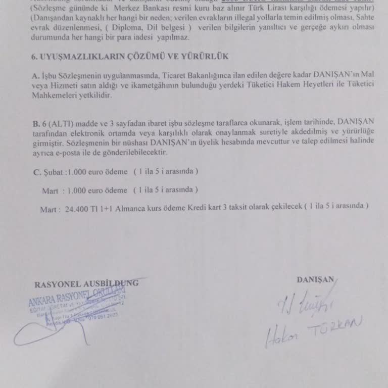 Sözleşme Süresi Doldu, Denklik Belgesi Alınamadı Ve Para İadesi Yapılmıyor