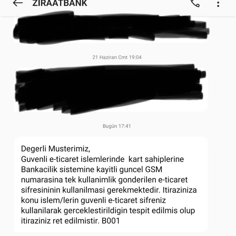 Ziraat Bankası Haberim Olmadan Hesabımdan Para Çekildi