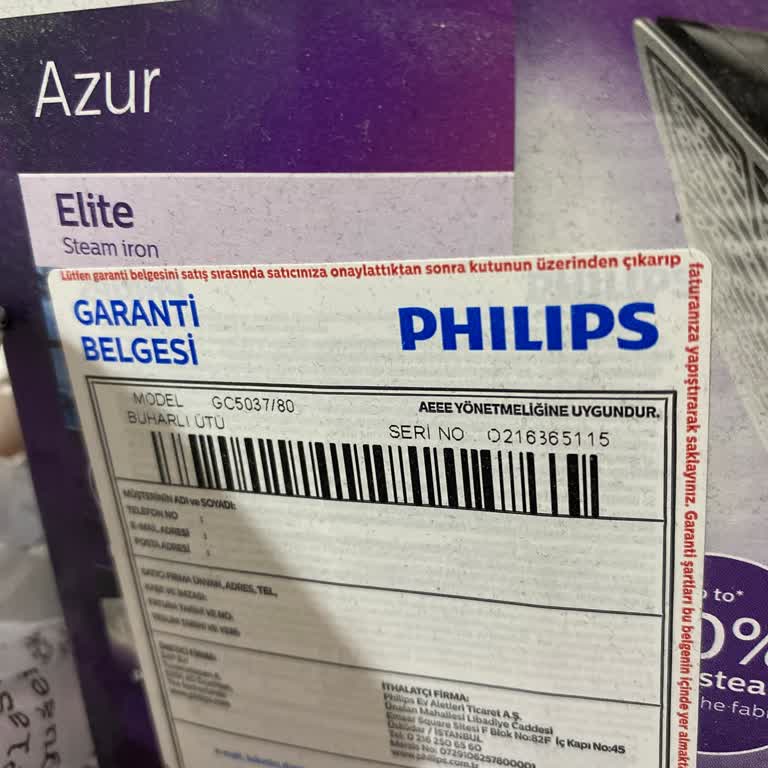 Philips Azur Ütüde Kısa Sürede Aşırı Su Akıtma Sorunu