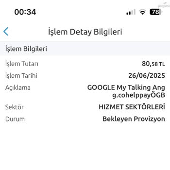 Google Onayım Olmadan Yapılan Para Çekimine Acil İade Talebi