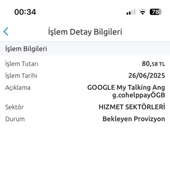 Google Onayım Olmadan Yapılan Para Çekimine Acil İade Talebi